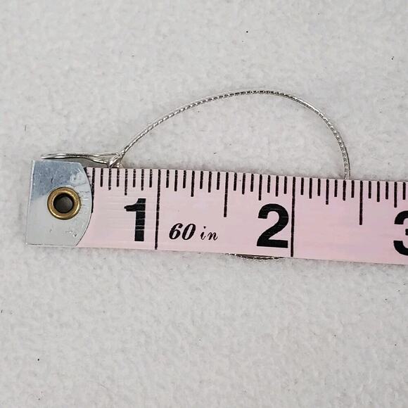 Silpada Sterling Silver "Slimline" Oval Earrings W2214 Teardrop Hoop - Picture 5 of 5